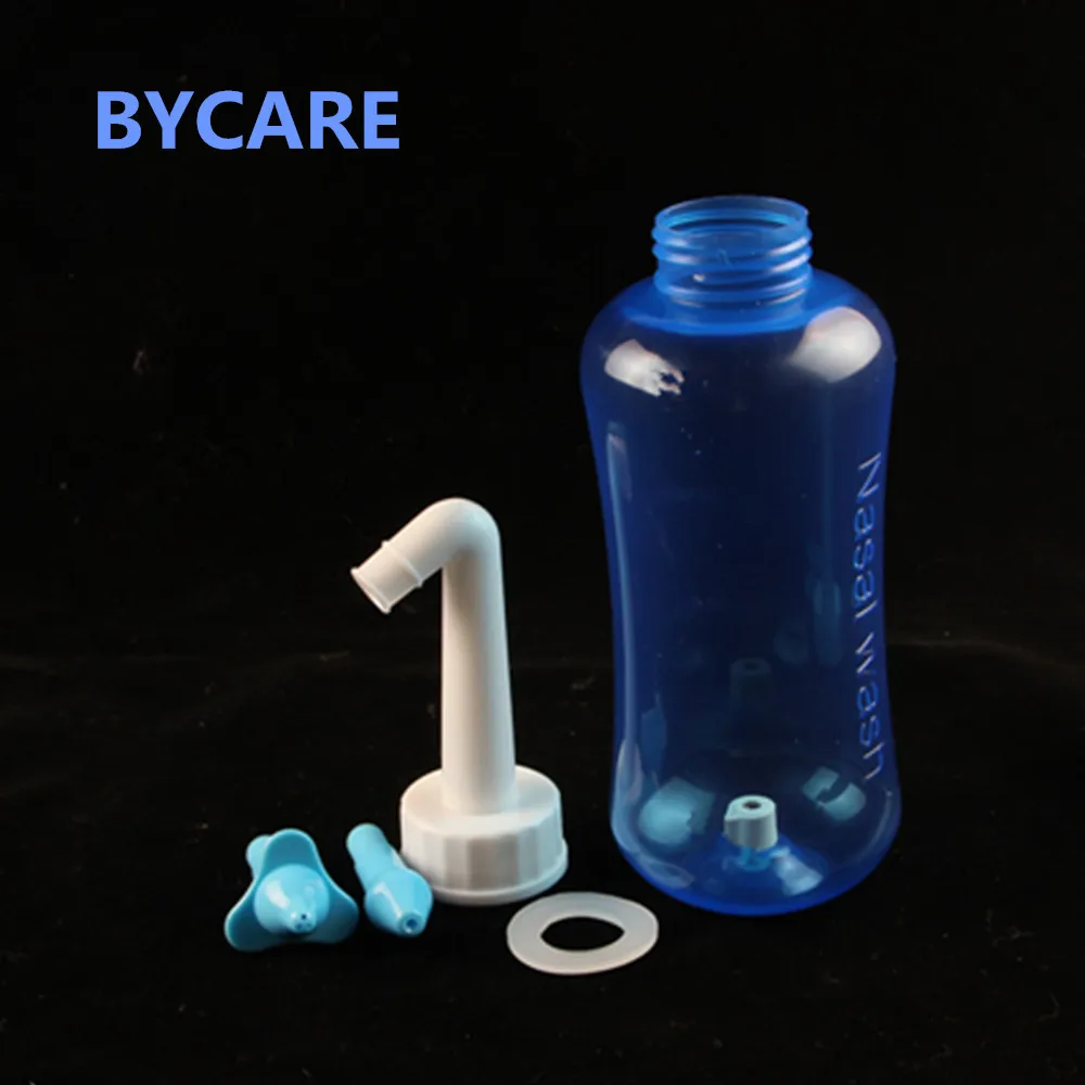 BYCARE NASAL IRRIGATOR Doloise 300ml Double Nozzles Wash Nasal Irrigation Pot Cleaner Bottle Adult Children 500ml adults children sinusitis nasal cleaner irrigator yoga wash pot saline
