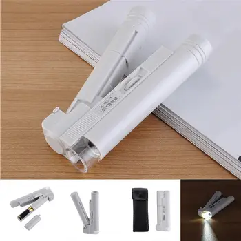 

100X Zoom Handheld Microscope LED Light Jewelry Magnifier Lens Loupe Pocket M05 dropship
