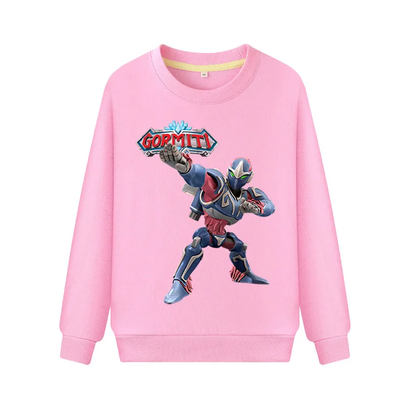 Boys Girls Kids Gormiti Hoodies Child Hot Games Print Long Sleeve Sweatshirts Baby Cotton Casual Pullover Hoodie Costume WK123 (5)