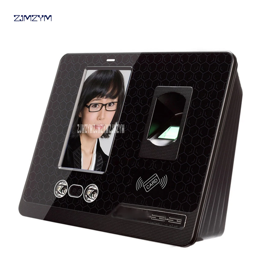 F500 wireless fingerprint reader with fingerprint time attendance access control machine 4.3-inch HD screen, live voice prompts