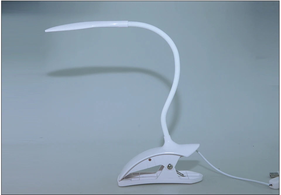 Настольная лампа USB светодиодный kindle Book ночник для чтения для кровати Современная Весенняя прикроватная Гибкая Настольная лапа студента с зажимом