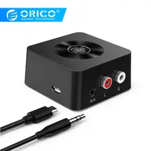 ORICO Беспроводной 4,0 Bluetooth приемник адаптер 3,5 мм на 2 RCA AUX аудио музыкальный адаптер для телефона планшета ПК ТВ Bluetooth устройств