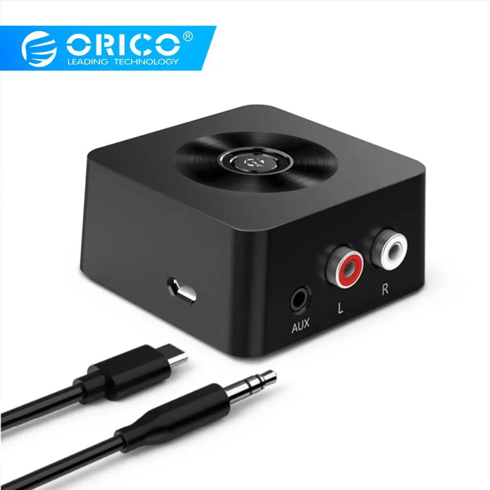

ORICO Wireless 4.0 Bluetooth Receiver Adapter 3.5mm to 2 RCA AUX Audio Music Adapter for Phone Tablet PC TV Bluetooth Devices
