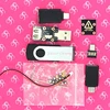 USB killer V3.0 гравированная версия U disk killer, миниатюрный высоковольтный импульсный генератор ► Фото 1/5