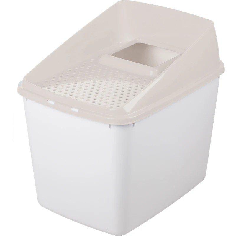 

topin litter box cat toilet training kit cat litter box large scoop free litter box kitty litter mascotas Totally Closed