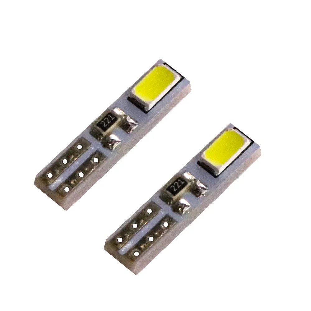 100 шт. T5 2 SMD 5630 W3W Led 74 73 Клин 12 В 5730 2SMD приборная кластер Светодиодная панель