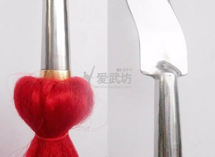 Нержавеющая сталь копье голова ушу производительность кунг-фу оружие 53 см длиной