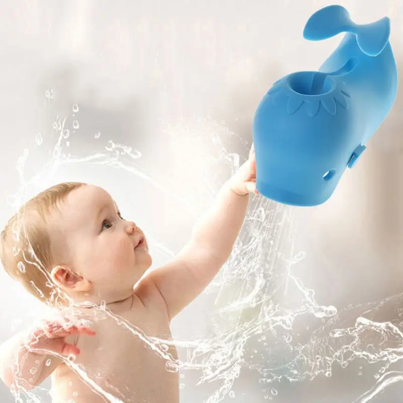 

Faucet Cover Bathing Bathtub Bathroom Baby Nursing Care Safety Protector Silicone Soft Dolphin Cartoon Tap Guard Edge Children