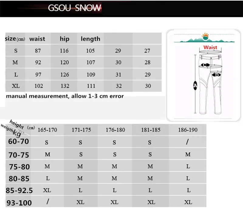 GSOU зимние куртки для женщин Сноубординг зимняя спортивная одежда, лыжные наборы водонепроницаемый толстый-30 теплый костюм куртки+ брюки