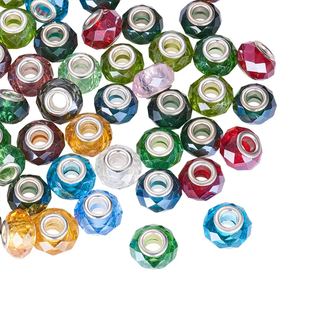 Buy Glass European Beads, Large Hole Beads, Mixed