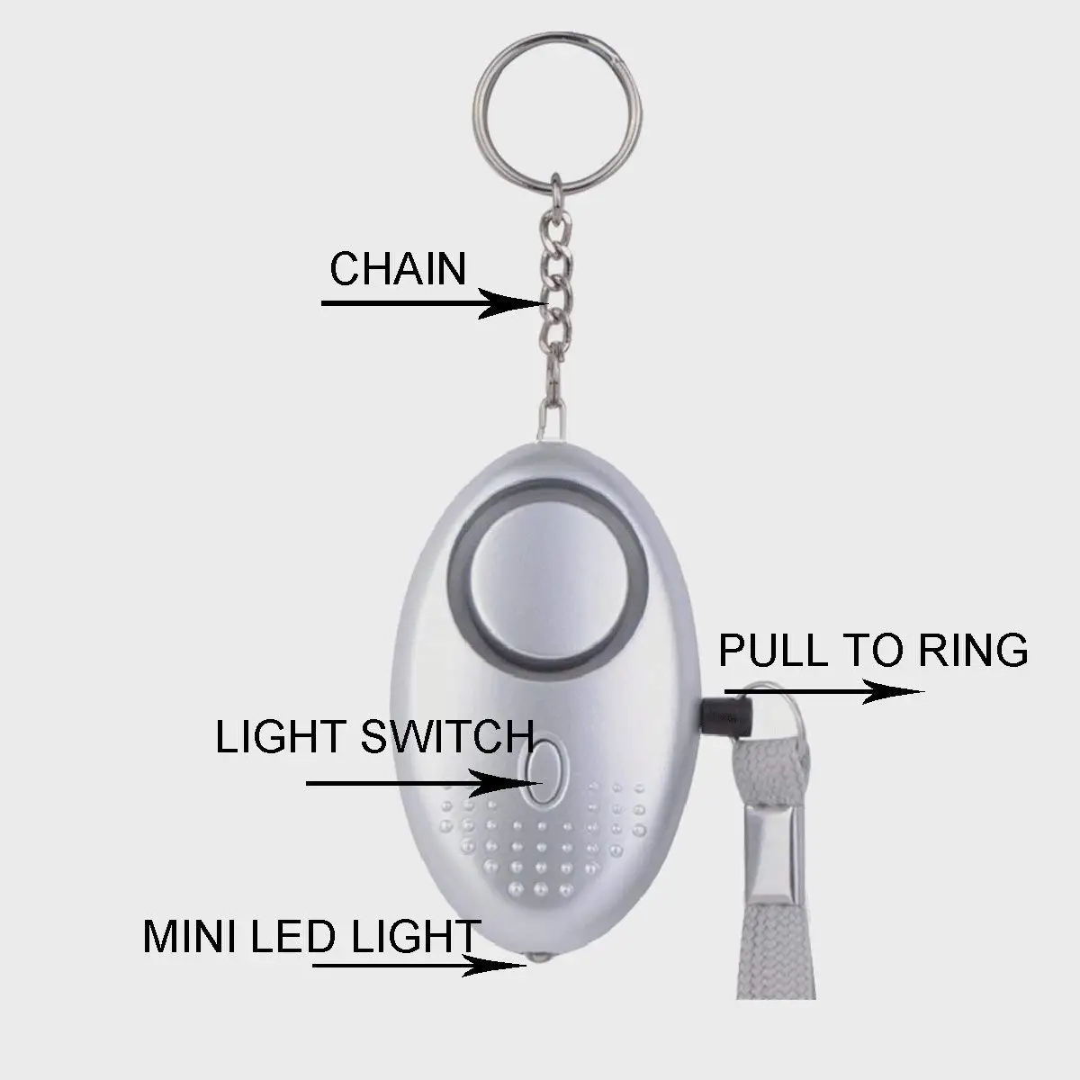 15 pcs 130db sirene anti ataque defesa 02