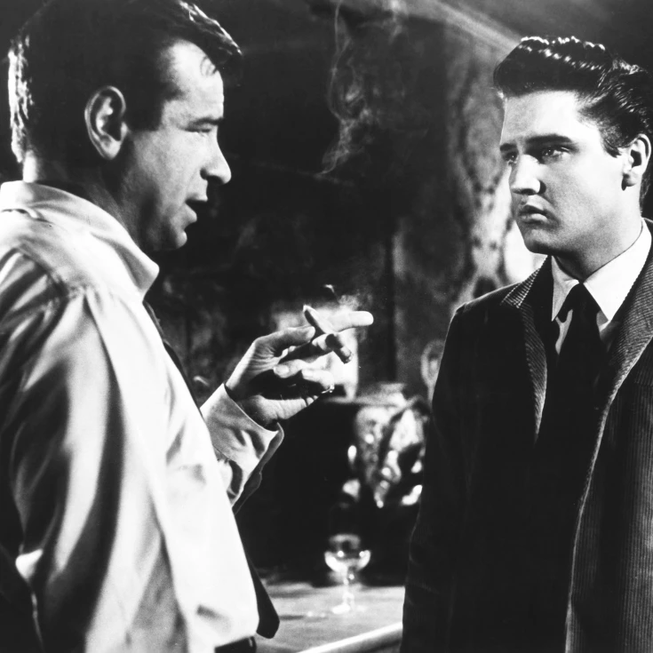 King Creole From Left: Walter Matthau Elvis Presley 1958 Photo Print (14 x 11)