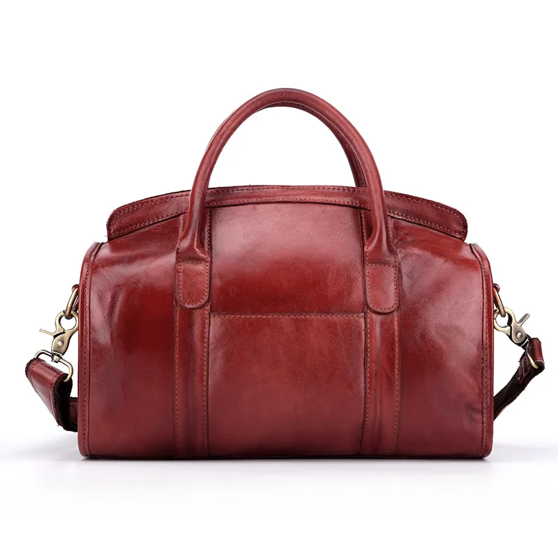 Ms Europe and the United States fashion leather retro pillow bag Ms. Europe and the United States fashion leather retro brush sh