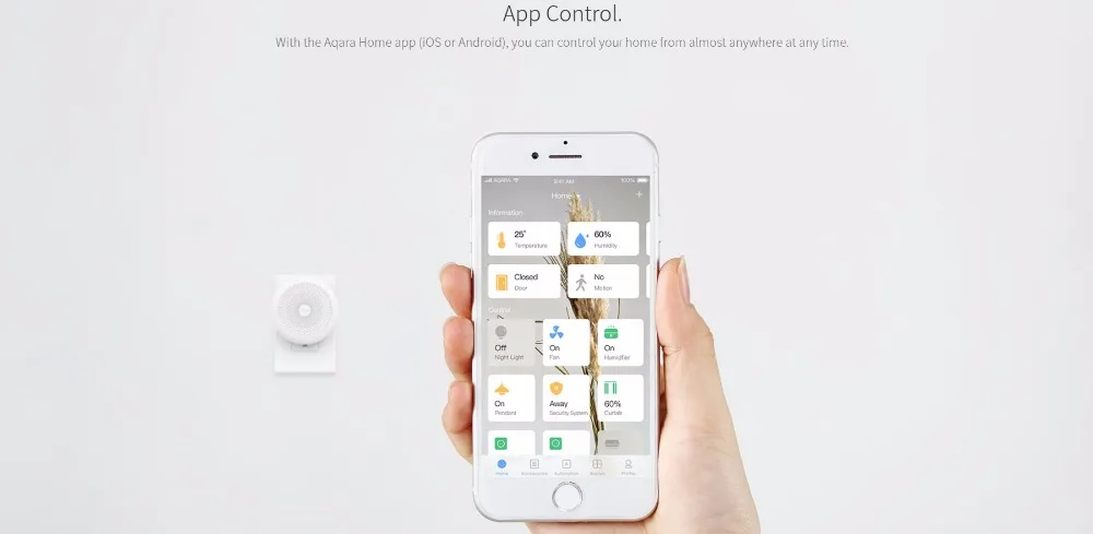 Xiao mi Aqara концентратор mi шлюз с RGB светодиодный ночной Светильник Smart work с Apple Homekit International Edition mi Home App