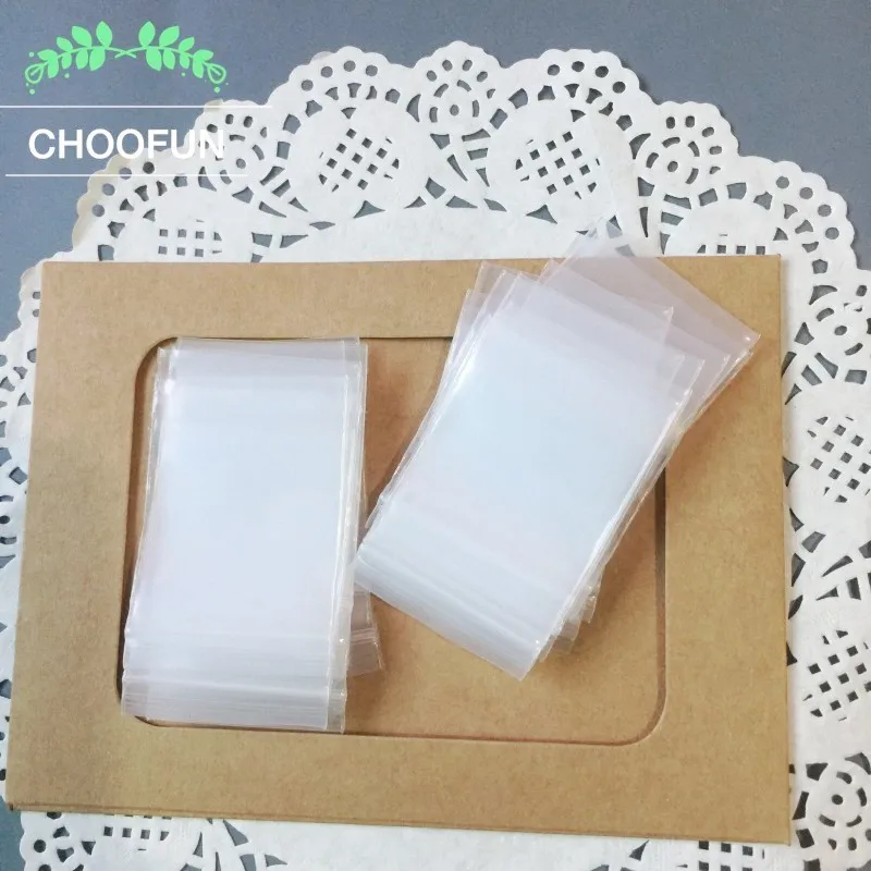 

100pcs/lot Thick 4x6cm PE Transparent Self Sealing Zip Lock Bags Small Goods Rings Earrings Jewelry Mini Plastic Packaging Bags