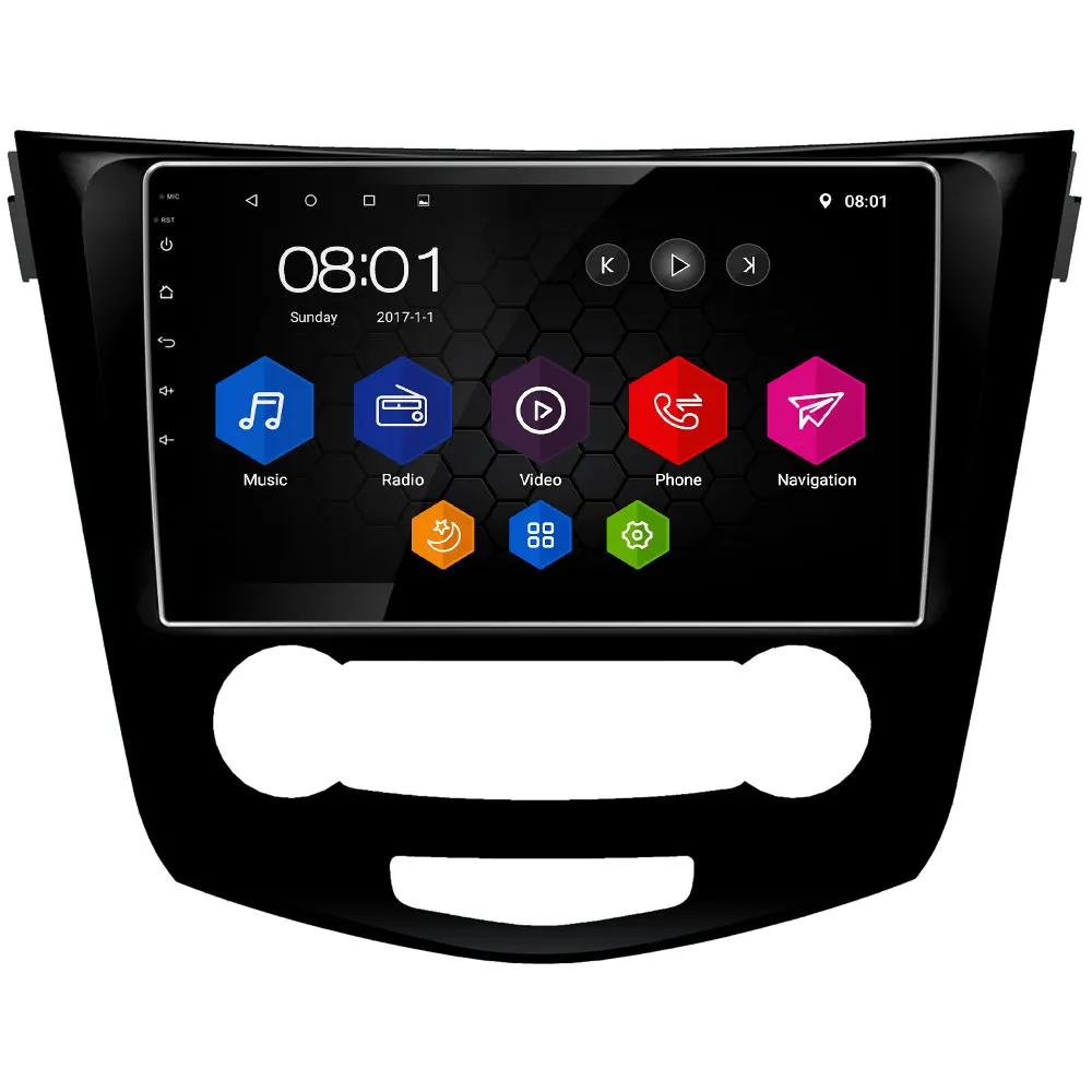 

10.1" IPS Android 8.1 Octa Core 2GB RAM 32GB ROM RDS Car DVD Multimedia Player Stereo For Nissan X-TRAIL Qashqai Dualis Rouge