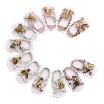

Baby Boys Girls Shoes Soft Tassel Sandals Toddler Slip-On Shoes Summer Baby PU Leather Sandals