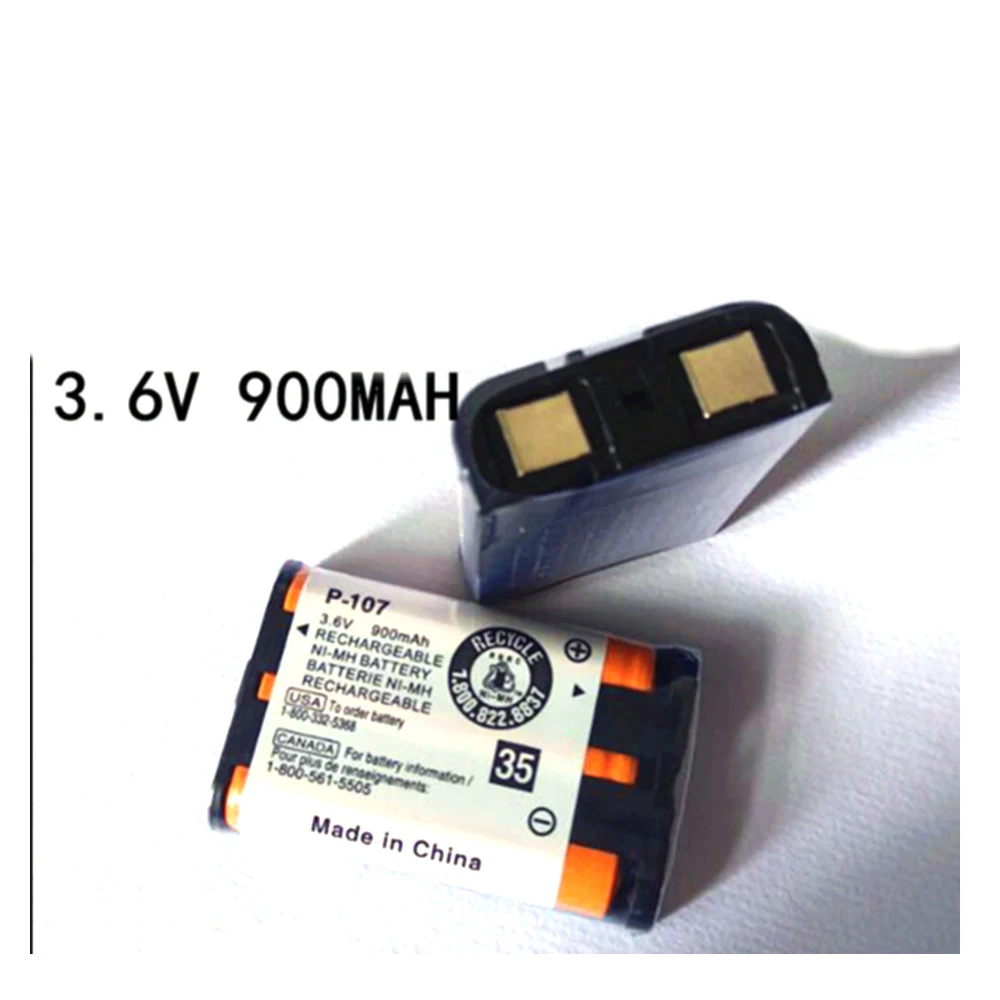 Batería de línea fija de inalámbrico para Panasonic, P 107 fijo, KX TG3034S, KX TG6021, KX TG6022, TG6022B|Baterías para teléfonos - AliExpress