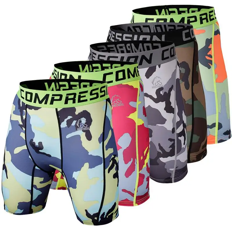 Mens compression tights base layer sports undershorts running gym