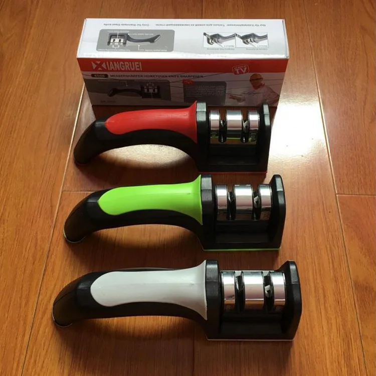 Двойной паз квадратная точилка грубая шлифовальная Ручка ножа|Точилки| |