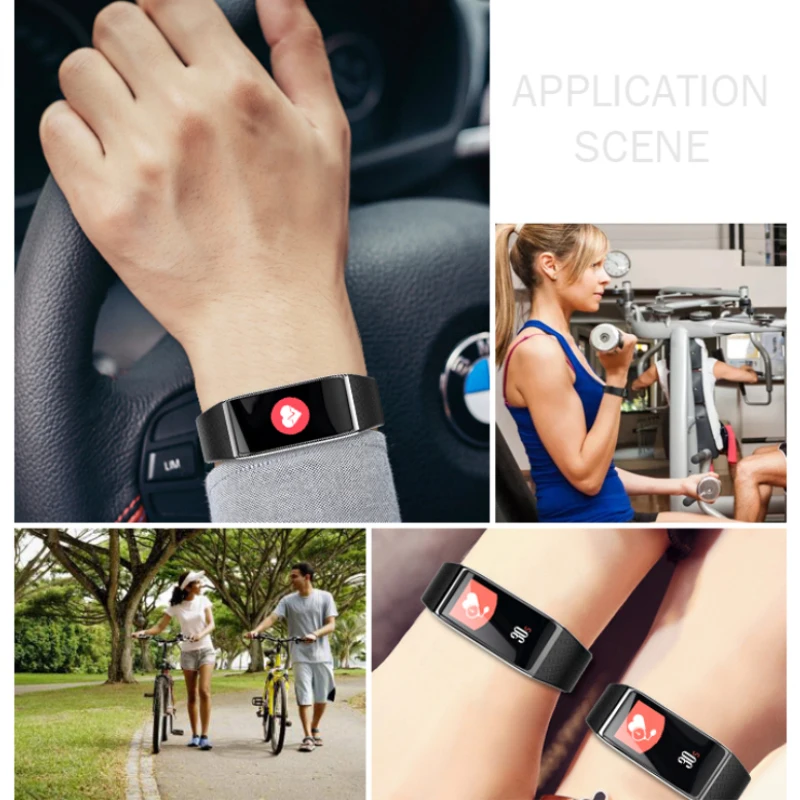 Chiclits Smart Band Wristband B25 0.96 IPS Color Screen Blood Oxygen Pressure Measurement Heart Rate Monitor New Smart Watch (11)