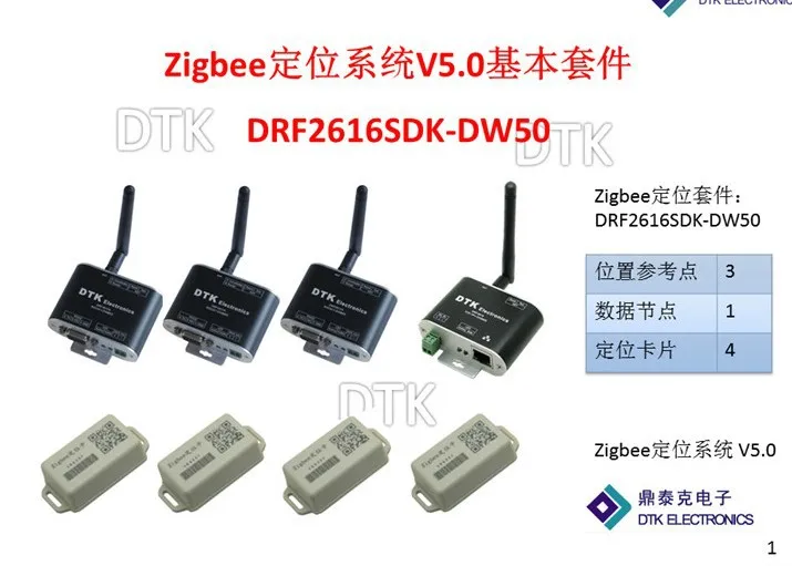 

V5.0 Zigbee positioning system development kit, direct output location data