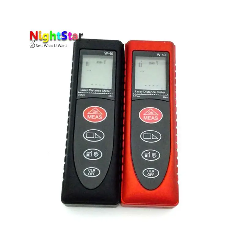 

40m Laser Rangefinder Laser Distance Meter Laser Range Finder Laser Tape Measure RZ50 Tester Area-volume-Angle tool Color Random