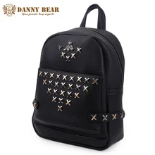 Danny Bear из искусственной кожи рюкзак свежий Стиль женские рюкзаки для девочек-подростков большой PU назад сумки студент школьная сумка женский рюкзак