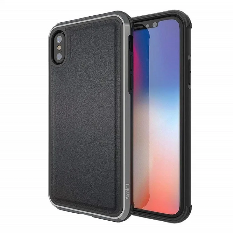 

Aluminum Phone Case For iPhone X XS Cover Axolotl Defence Military Grade Drop Protective Case Cover For iPhone X XS Coque Fundas