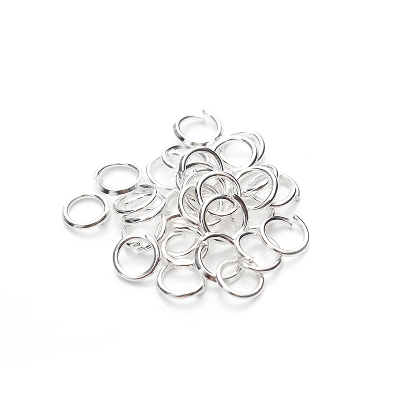 THREENEST 750 Stainless Steel Jump Rings, Closed Unsoldered Split Round  Metal Rings for Necklace Bracelet Earring Keychains Jewelry Making(6mm 8mm