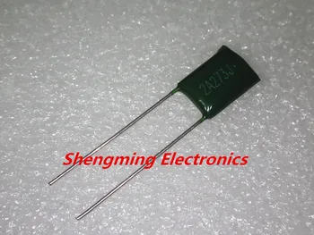 

1000PCS 2A273J 100V 0.027uF 27nF 5% Polyester Film Capacitor.