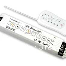 LT-312RF; Led РФ два канала диммер; отрегулировать led'scolor температура и яркость; 5A* 2 выходной канал