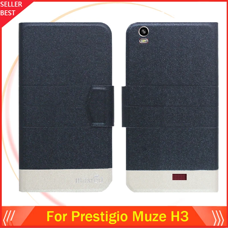 5 видов цветов жарко! Prestigio Muze H3 3552 Duo модный кожаный эксклюзивный чехол книжка для