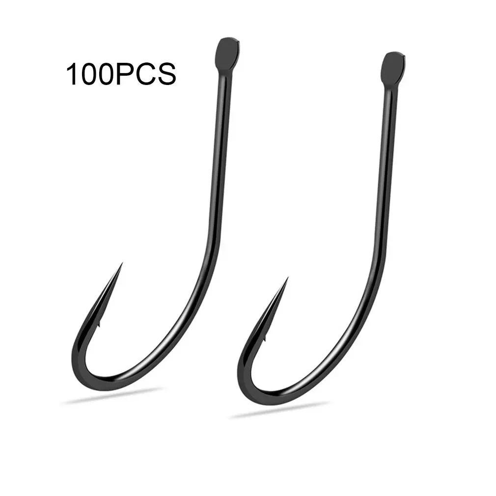 

100pcs/Pack Octopus Circle Sharpened Fishing Hooks High Carbon Steel Fishing Hooks Effective Outdoor Fishing Tackle