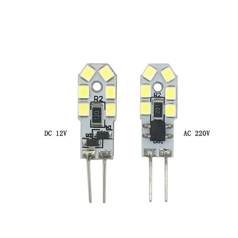 GUXEN 5 ватт Новинка G4 светодиодный AC/DC 12V 12 Светодиодный s лампа светодиодный лампы SMD 2835 Светодиодный G4 светильник заменить 30/лампа, заменяющая галогенновую лампу 40 Вт светильник