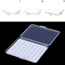 Горячая Распродажа, новинка, размеры s, m, l, прозрачная коробка с крючками, коробка для ловли нахлыстом, супер тонкая коробка с поролоновой вставкой
