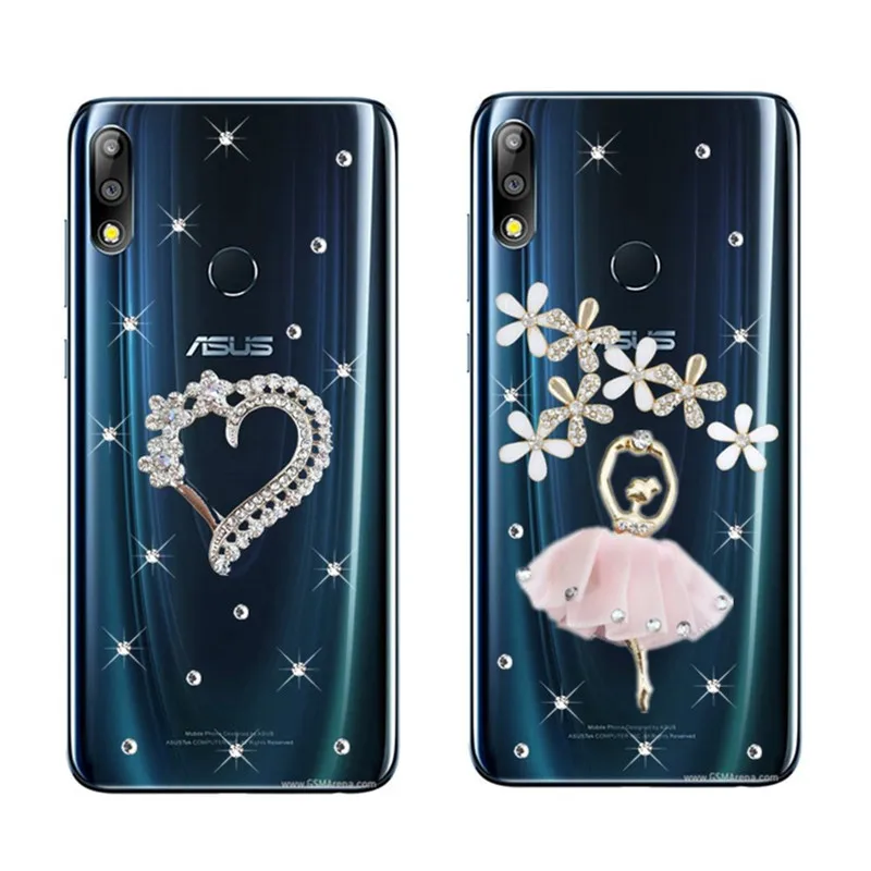 

Love ballet clear back Cover Armor For ASUS Zenfone Max Pro M2 ZB633KL ZB631KL M1 ZB601KL ZB570TL 5Z ZS620KL ZE620KL Phone Case