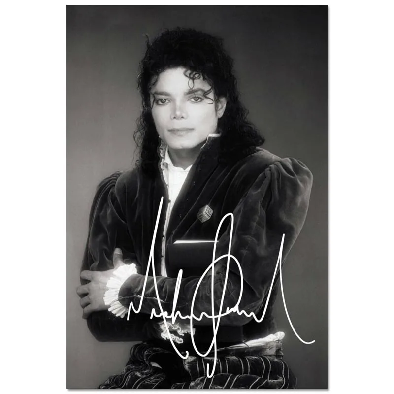 На заказ Майкл Джексон плакат Холст плакат 30X45 см, 40X60 см художественная отделочная ткань для дома ткань настенный плакат печать шелковая ткань - Цвет: Canvas Poster 24