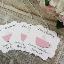 Пользовательские Любовь пивоварения для свадебной вечеринки сувениры бирки Добро пожаловать сувенирные этикетки помолвка день рождения заказ карты