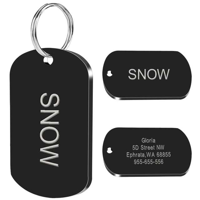 military dog id tag