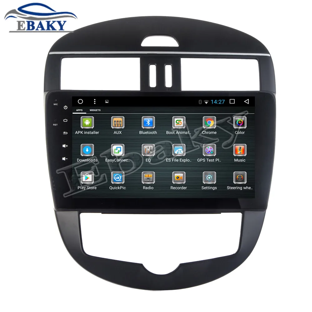 Perfect NaviTopia 10.1inch 1GB/2GB Quad Core/Octa Core Android 7.1/8.1 Car DVD Radio for Nissan Tiida H 2011 2012 2013 2014 2015 GPS 4