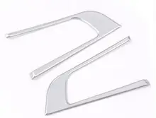 Free shipping 2pcs/lot For Alfa Romeo Giulia 2017 2018 ABS Chrome steering wheel decoration cover Free shipping 2pcs/lot For Alfa Romeo Giulia 2017 2018 ABS Chrome steering wheel decoration cover