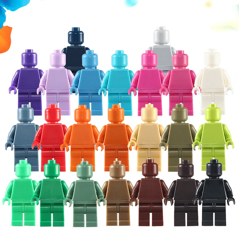 

100Pcs/Lot LegoING Building Blocks Action Figures Solid Color Learning Toy For Baby Bricks Educational Children Gifts Toys
