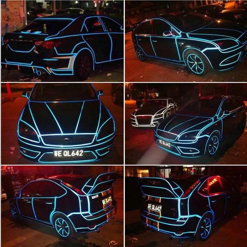 

Auto Car Styling Motorcycle 2cmx45.7m DIY Reflective Car Stickers Luminous Strip Decoration Vinyl For Car Interior&Car exterior