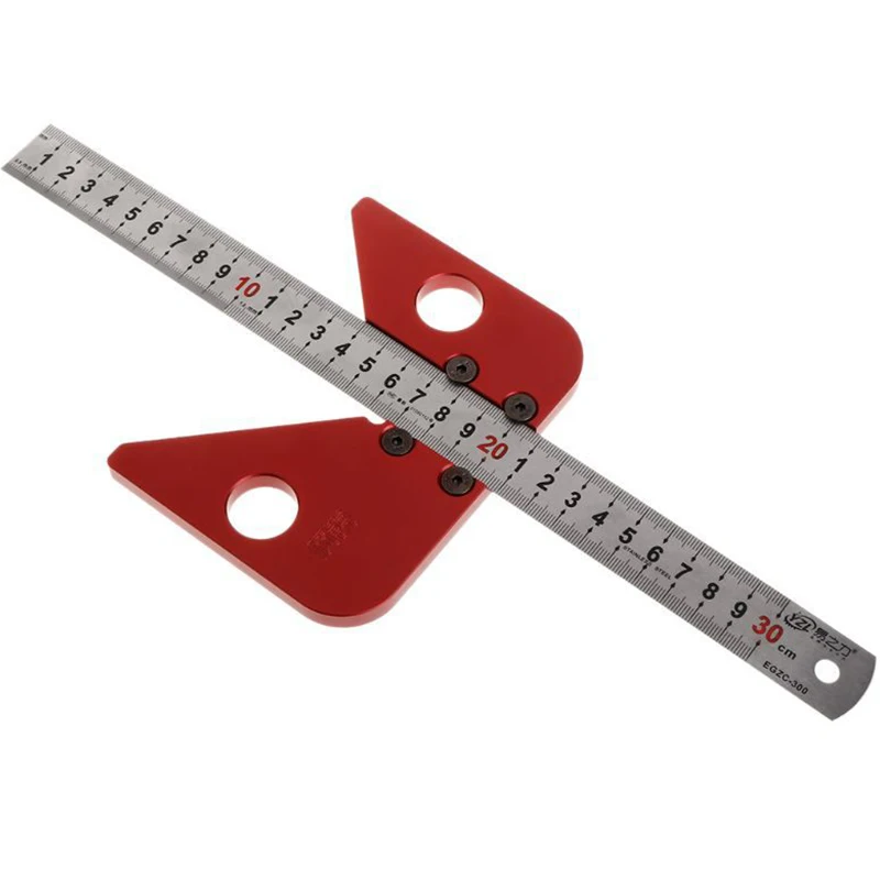 TALI 45 Degree Scriber Woodworking Round Center Line Drawing Ruler Gauge Carpentry Layout Tools | Инструменты