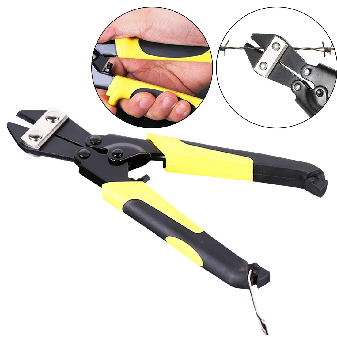 

Strong Wire Cutter Bolt 8 Inch Bolt Shear Diameter Wire Clamp Cutting Pliers Clipper Cable Cutter with Clamp Head