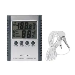 Цифровой Внутренний/наружный термометр для измерения влажности HC520 Погодная станция w Сенсор