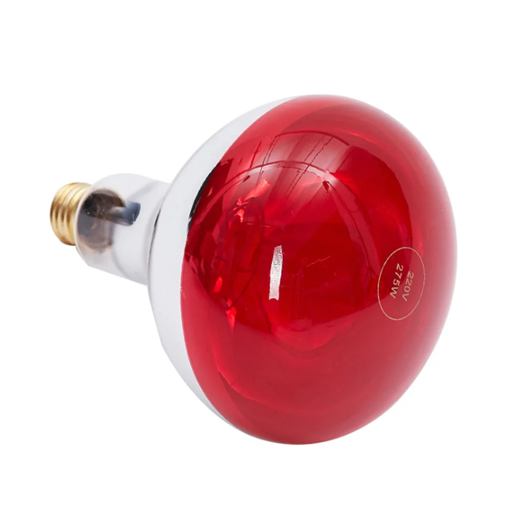 

275W Household Grill Round Far Screw Explosion-proof Red Infrared Therapy Insulation Salon