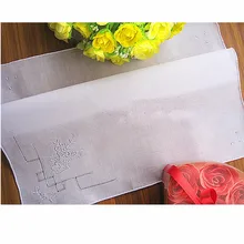Белый платок ручной работы хлопок Винтаж мягкий толстый каблук женские занавес ванной вышитые салфетка с цветами Свадебный Подарок Платки