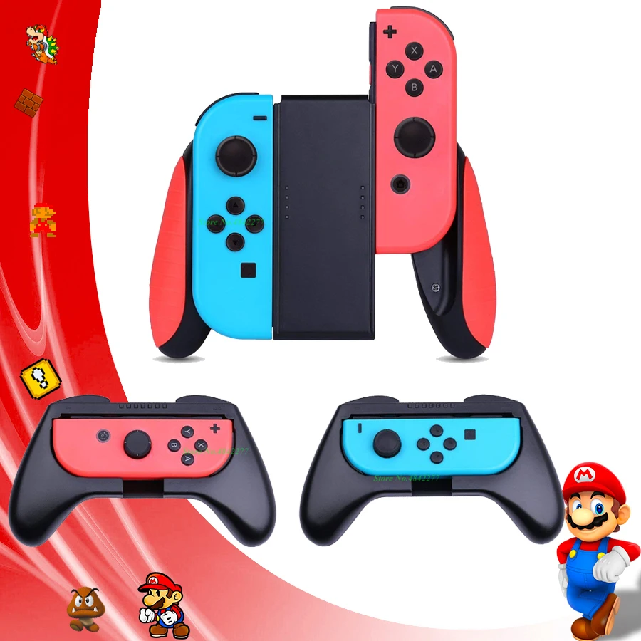 

3 Nintend Switch Accessories Comfortable Joycon Handle Grip Nintendoswitch Bracket Holder for Nintendo Games Gamepad 2019 Newest
